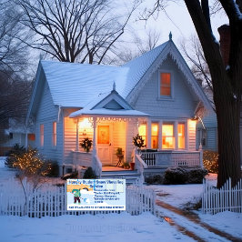 Anpassen des Schneefalls auf dem Fahrweg für Stude Banner