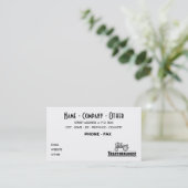 Anpassen des Sonnenaufgangs Visitenkarte (Stehend Vorderseite)