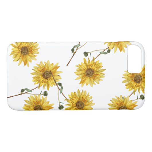 Anpassen des Sonnenblumendesigns Case-Mate iPhone Hülle (Rückseite (Horizontal))