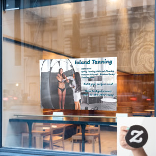 Anpassen des Spritzgießkabinengeschäfts 2 Fensteraufkleber