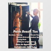 Anpassen des Spritzgießkabinengeschäfts 4 Fensteraufkleber (Blatt)