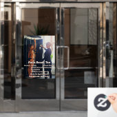 Anpassen des Spritzgießkabinengeschäfts 4 Fensteraufkleber (Büro Tür)