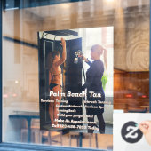 Anpassen des Spritzgießkabinengeschäfts 4 Fensteraufkleber (Café-Fenster)