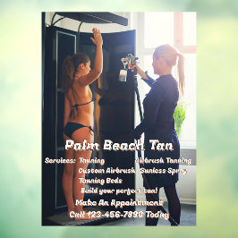 Anpassen des Spritzgießkabinengeschäfts 4 Fensteraufkleber