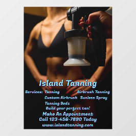 Anpassen des Spritzgießkabinengeschäfts 5 Fensteraufkleber