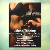 Anpassen des Spritzgießkabinengeschäfts Fensteraufkleber (Blatt 3)