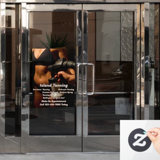 Anpassen des Spritzgießkabinengeschäfts Fensteraufkleber (Büro Tür)