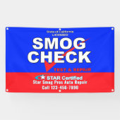 Anpassen des Star Certified Smog Test Automotive S Banner (Horizontal)