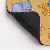 Anpassen des Süße Tier-Designs mit Namen Mousepad (Ecke)