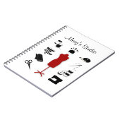 Anpassen des Textgeräts Notizblock (Linke Seite)