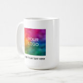 Anpassen des Textnamen des Firmenlogos Kaffeetasse (Vorderseite Links)