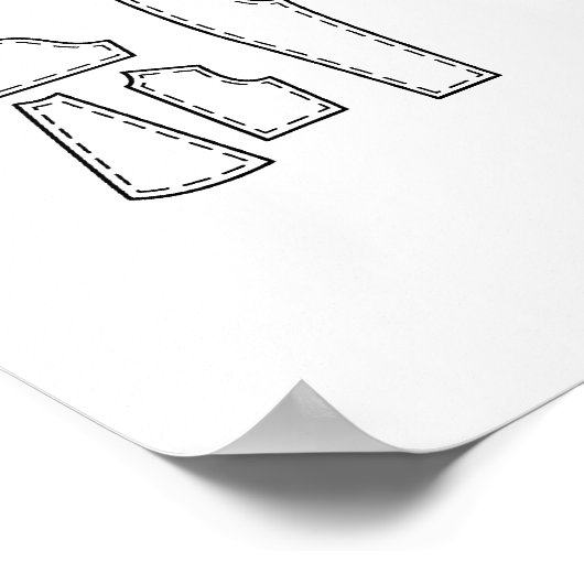 Anpassen des Textposters Poster (Ecke)