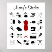 Anpassen des Textposters Poster (Vorne)