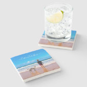 Anpassen des Untersetzer Foto Stein mit Text (Seitenansicht)