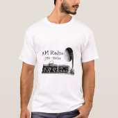 Anpassen des Vintagen AM Radio Receivers T-Shirt (Vorderseite)