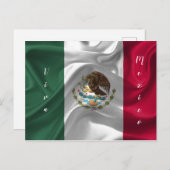 Anpassen des Viva Mexico Flag Postkarte (Vorne/Hinten)