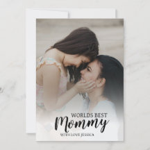 Anpassen des weltbesten Mommy-Fotos