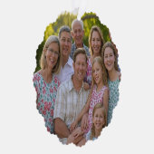 Anpassen des Wiedersehen-Fotos der Familie hinzufü Ornament Karte (Rechts)