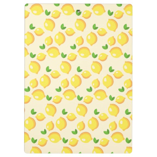 Anpassen des Zitronenmusters Klemmbrett (Rückseite)