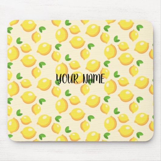 Anpassen des Zitronenmusters Mousepad (Vorne)