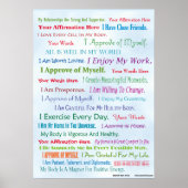 Anpassen dieser Affirmation Poster (Vorne)