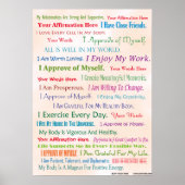 Anpassen dieser Affirmation Poster (Vorne)