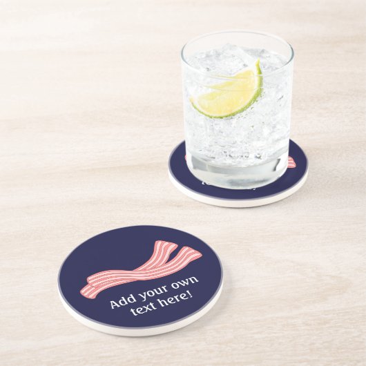 Anpassen dieser Bacon Rashers-Grafik Untersetzer (Seite)