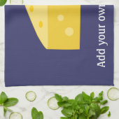 Anpassen dieser Big-Cheese-Grafik Geschirrtuch (Gefaltet)