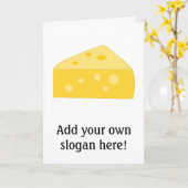 Anpassen dieser Big-Cheese-Grafik Karte (Gelbe Blume)