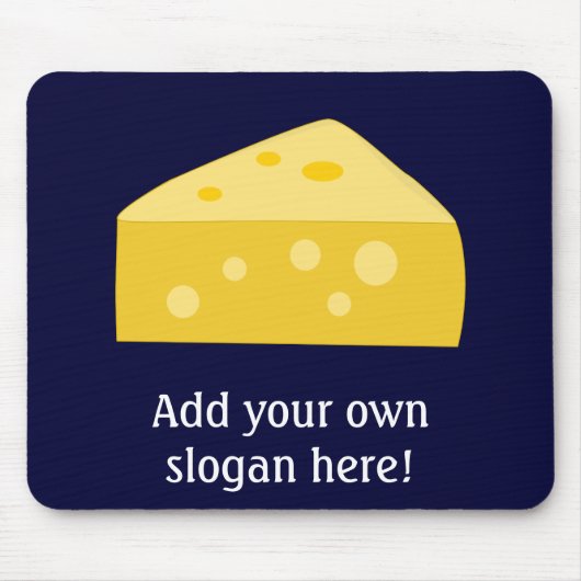 Anpassen dieser Big-Cheese-Grafik Mousepad (Vorne)