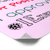 Anpassen dieser Bio Bestätigung Poster (Ecke)