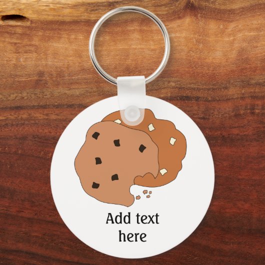 Anpassen dieser Cookies-Grafik Schlüsselanhänger (Vorderseite)