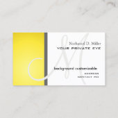 Anpassen dieser einfarbigen Farbe Visitenkarte (Rückseite)