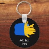 Anpassen dieser französischen Fries-Grafik Schlüsselanhänger (Vorderseite)