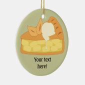 Anpassen dieser Grafik für den Apple Pie Slice Keramik Ornament (Rechts)