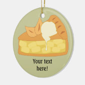 Anpassen dieser Grafik für den Apple Pie Slice Keramik Ornament (Links)