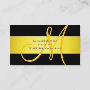 Anpassen dieser Monogramm-Visitenkarte Visitenkarte