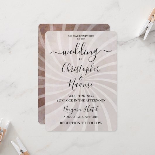 Anpassen dieser Retro-Sonnenbrille-Hochzeit Einladung (Vorderseite/Rückseite Beispiel)