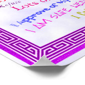 Anpassen dieser Sonnenaufgangsnachweis Poster (Ecke)