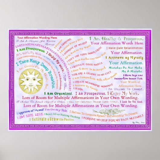 Anpassen dieser Sonnenaufgangsnachweis Poster (Vorne)