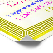 Anpassen dieser Sonnenaufgangsnachweis Poster (Ecke)