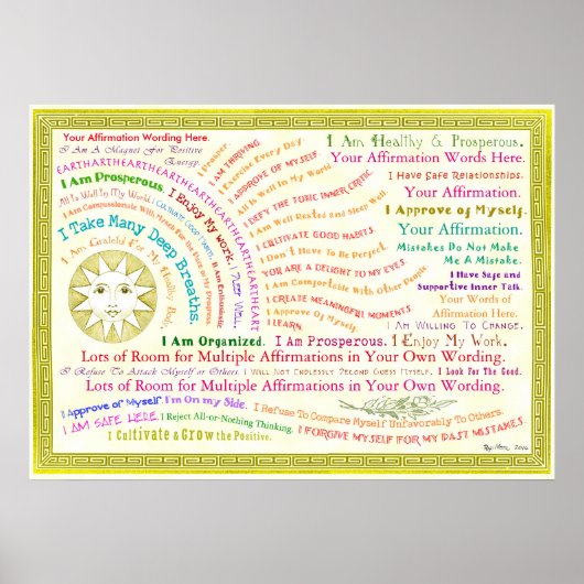 Anpassen dieser Sonnenaufgangsnachweis Poster (Vorne)