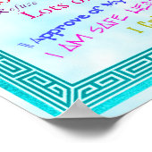 Anpassen dieser Sonnenaufgangsnachweis Poster (Ecke)