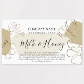 Anpassen dieser Vorlage für handgefertigte Seifenb Etiketten (Design 2)