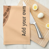 Anpassen dieser Würstchen-Grafik Geschirrtuch (Viertel Falte)