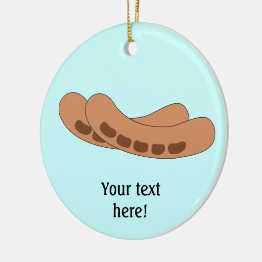 Anpassen dieser Würstchen-Grafik Keramikornament (Links)