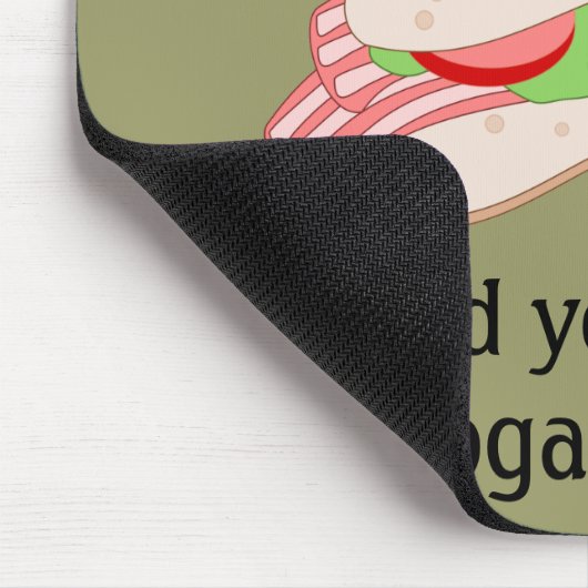 Anpassen dieses BLT-Sandwich-Graphics Mousepad (Ecke)