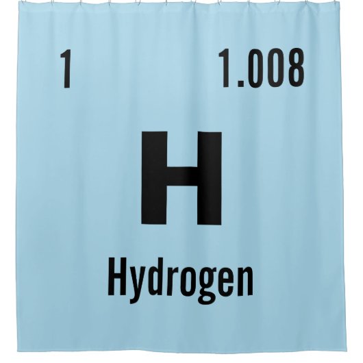 Anpassen dieses chemischen Elements Duschvorhang (Vorderseite)
