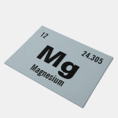 Anpassen dieses chemischen Elements Fußmatte (Schrägansicht)