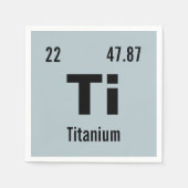 Anpassen dieses chemischen Elements Serviette (Vorderseite)